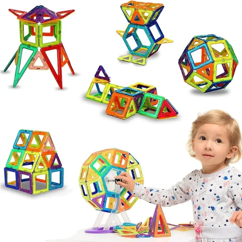 Blocs-De-Construction-72-Pièces-Magnétiques-Pour-Enfants-2