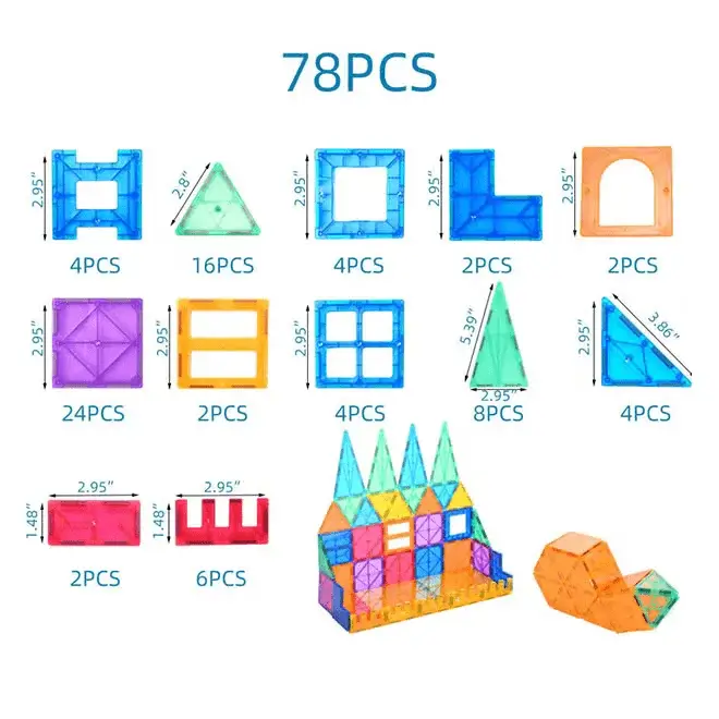Ensemble-De-78-Blocs-De-Construction-Magnétiques-Pour-Enfants-3