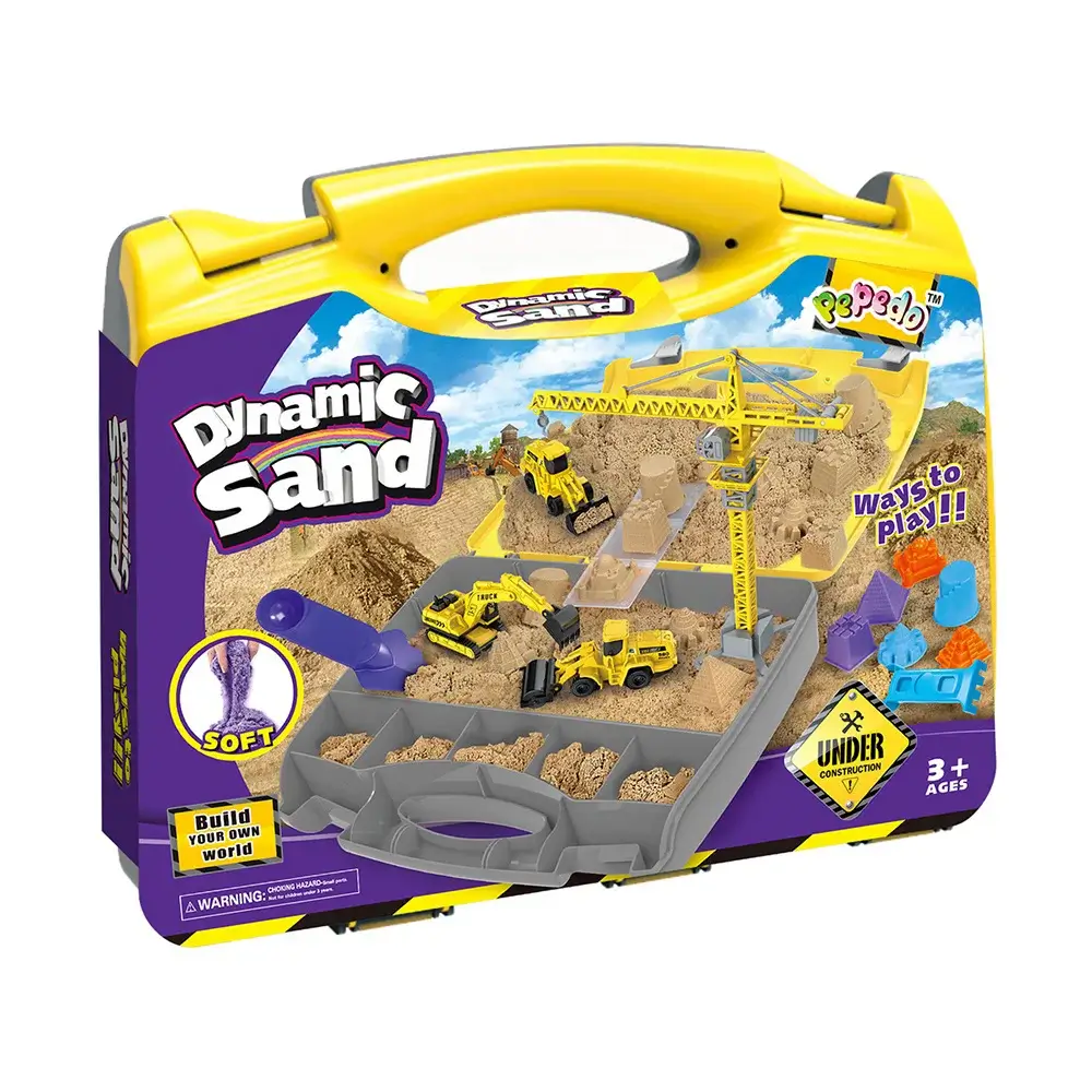 Jeu De Véhicules De Construction Avec Sable Pour Enfants
