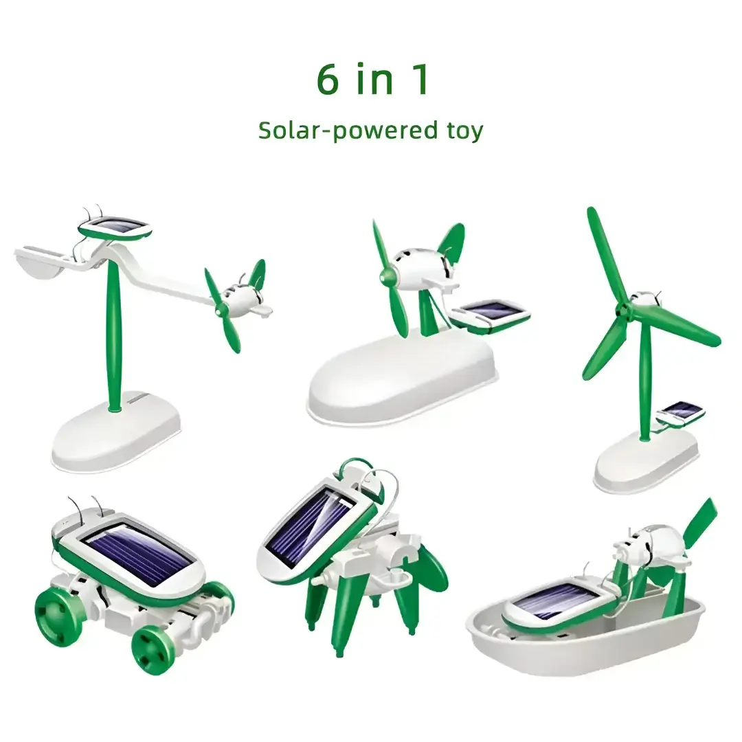 Kit D’ingénierie Scientifique 6 En 1 Jouets Scientifiques Et ÉDucatifs À ÉNergie Solaire 1