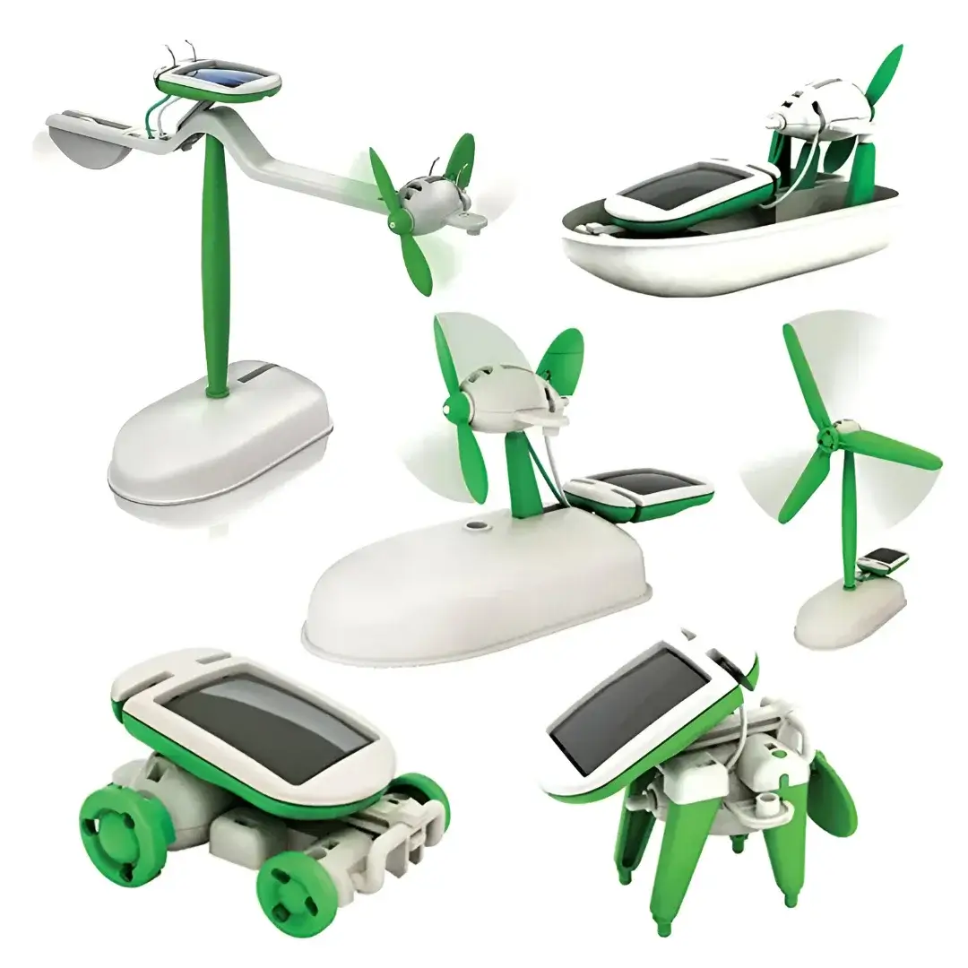 Kit D’ingénierie Scientifique 6 En 1 Jouets Scientifiques Et ÉDucatifs À ÉNergie Solaire 3